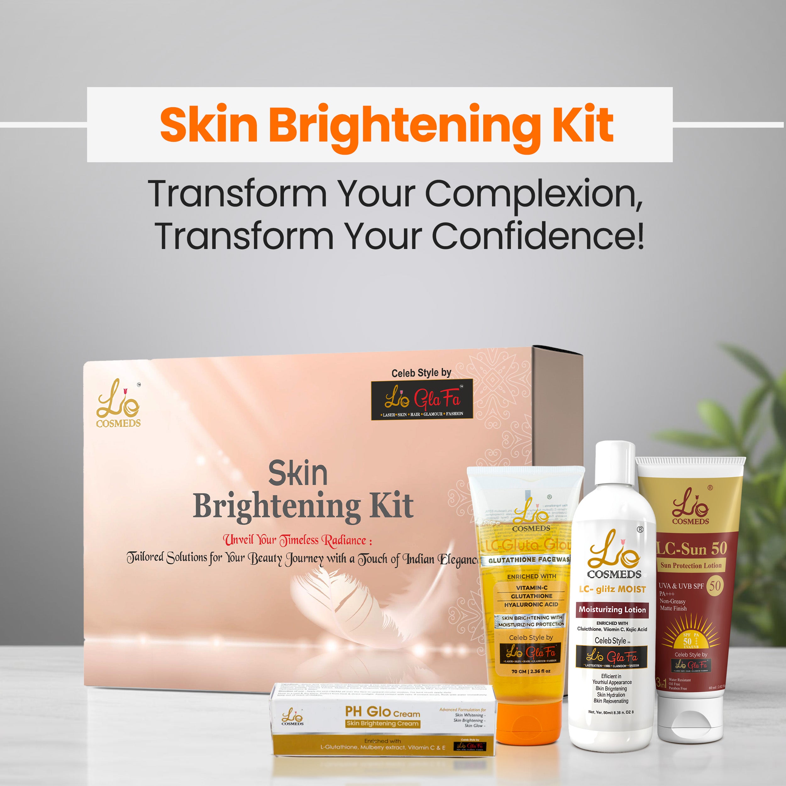 Skin Brightening Medicated Treatment Kit